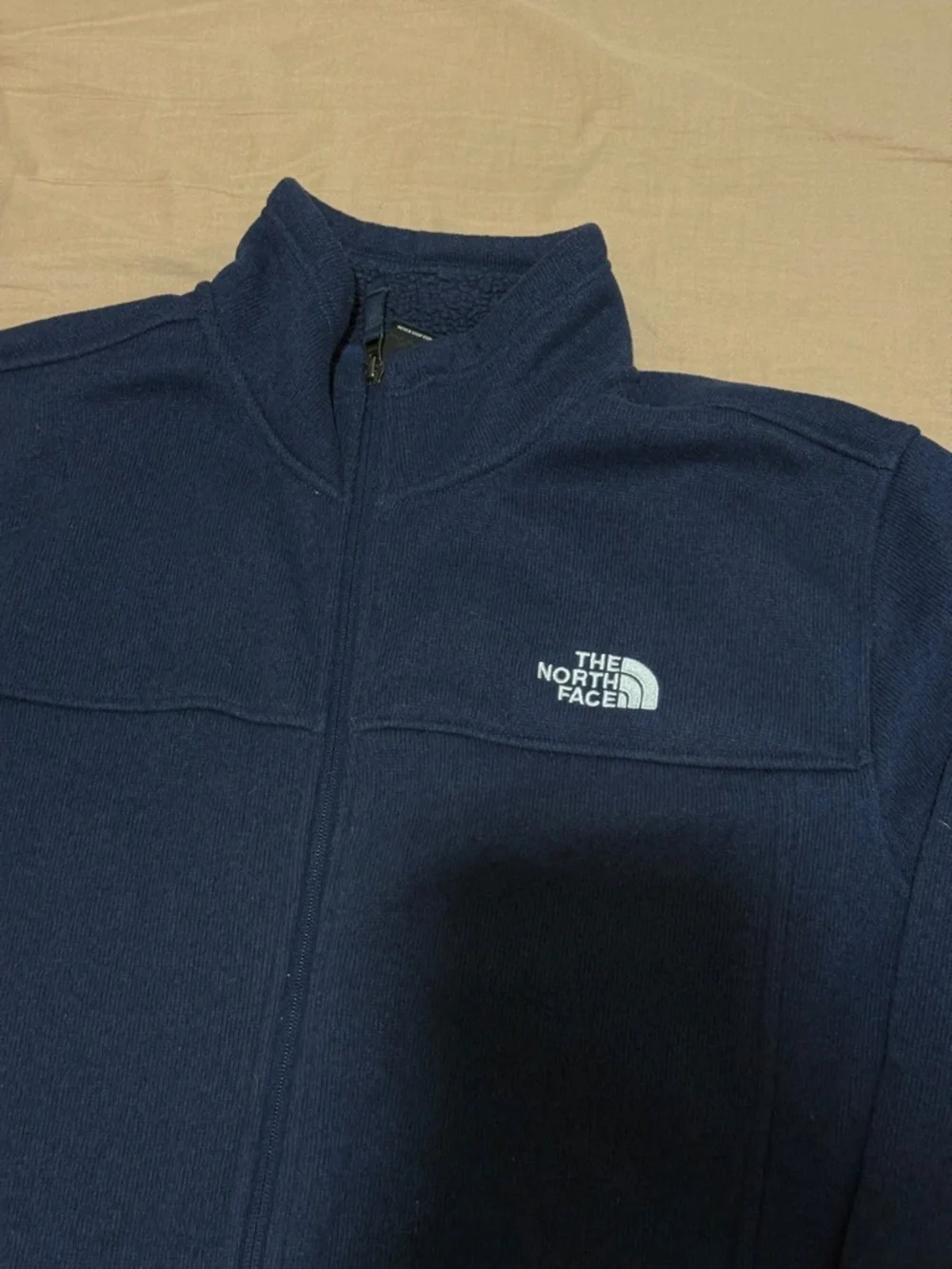 The North Face Navy Blue Full Zip Fleece Jacket